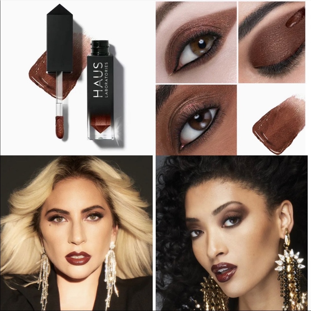🌿 HAUS LABORATORIES By Lady Gaga: GLAM ATTACK LIQUID EYESHADOW - RYE